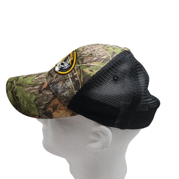 Mizzou Tigers Mossy Oak Obsession Camo Embroidered Adjustable Cap Missouri Hat - Picture 3 of 6